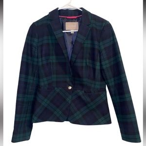 New Plaid Banana Republic Blazer